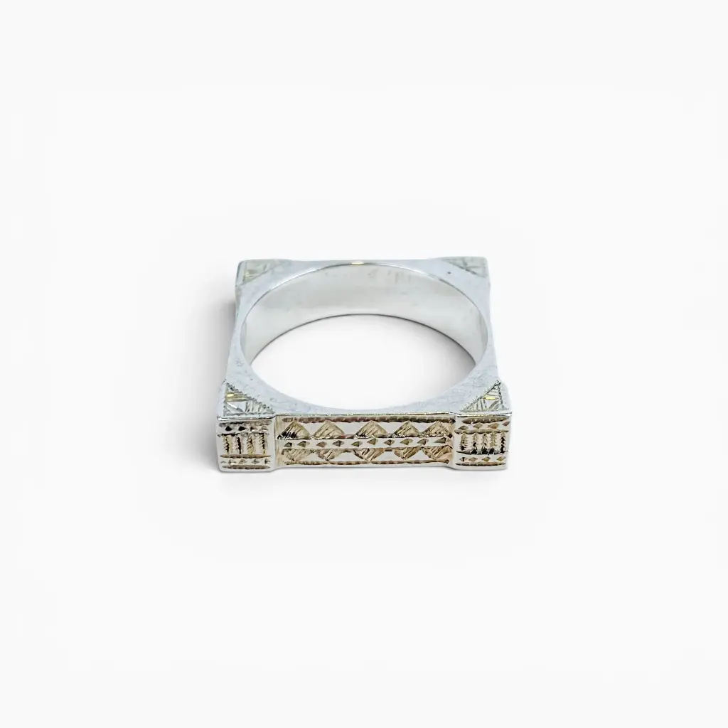 Bague 'Laurent' – Argent 999 – Ombre Claire