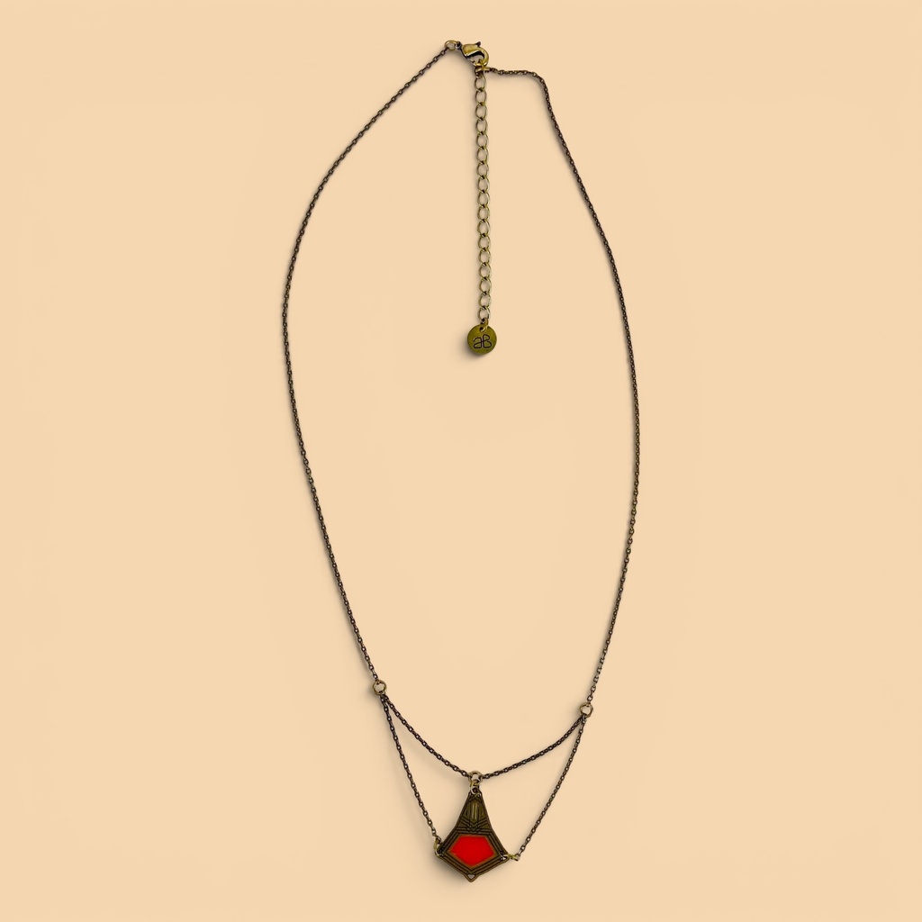 Collier court 'Esprit 1900 – Volubilis' – Amélie Blaise