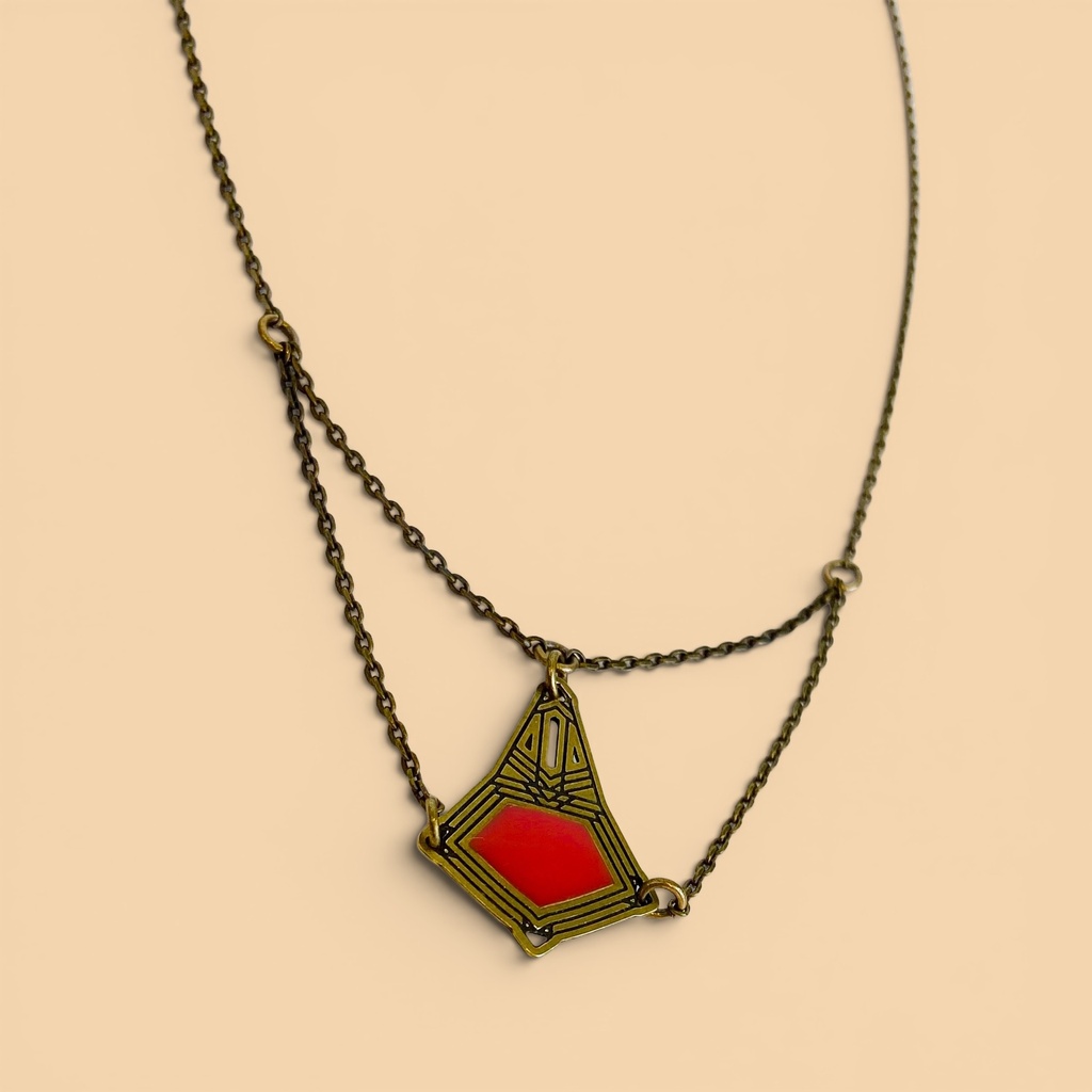 Collier court 'Esprit 1900 – Volubilis' – Amélie Blaise