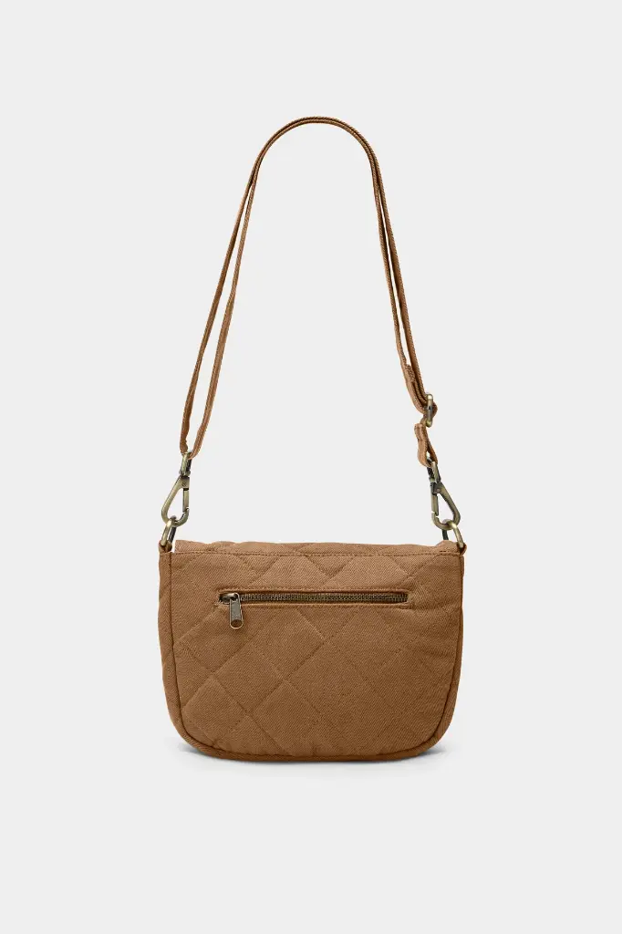 Sac à main 'Margault' – Cannelle matelassé – Hindbag