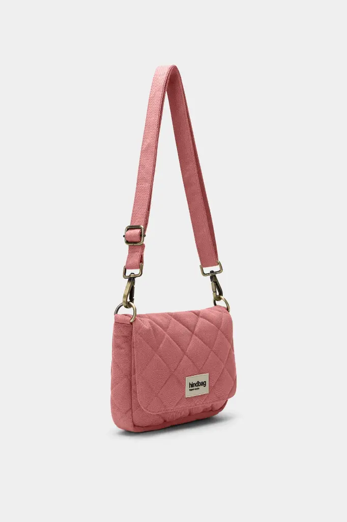 Sac à main 'Margault' – Rose blush matelassé – Hindbag