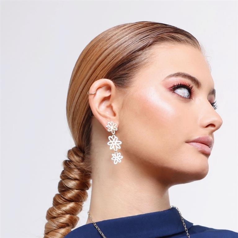 Boucles d'oreilles 'Awen' – Laiton plaqué or – RAS