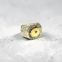Bague 'Aloïs' – Argent 999 & bronze – Ombre Claire