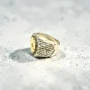 Bague 'Aloïs' – Argent 999 & bronze – Ombre Claire