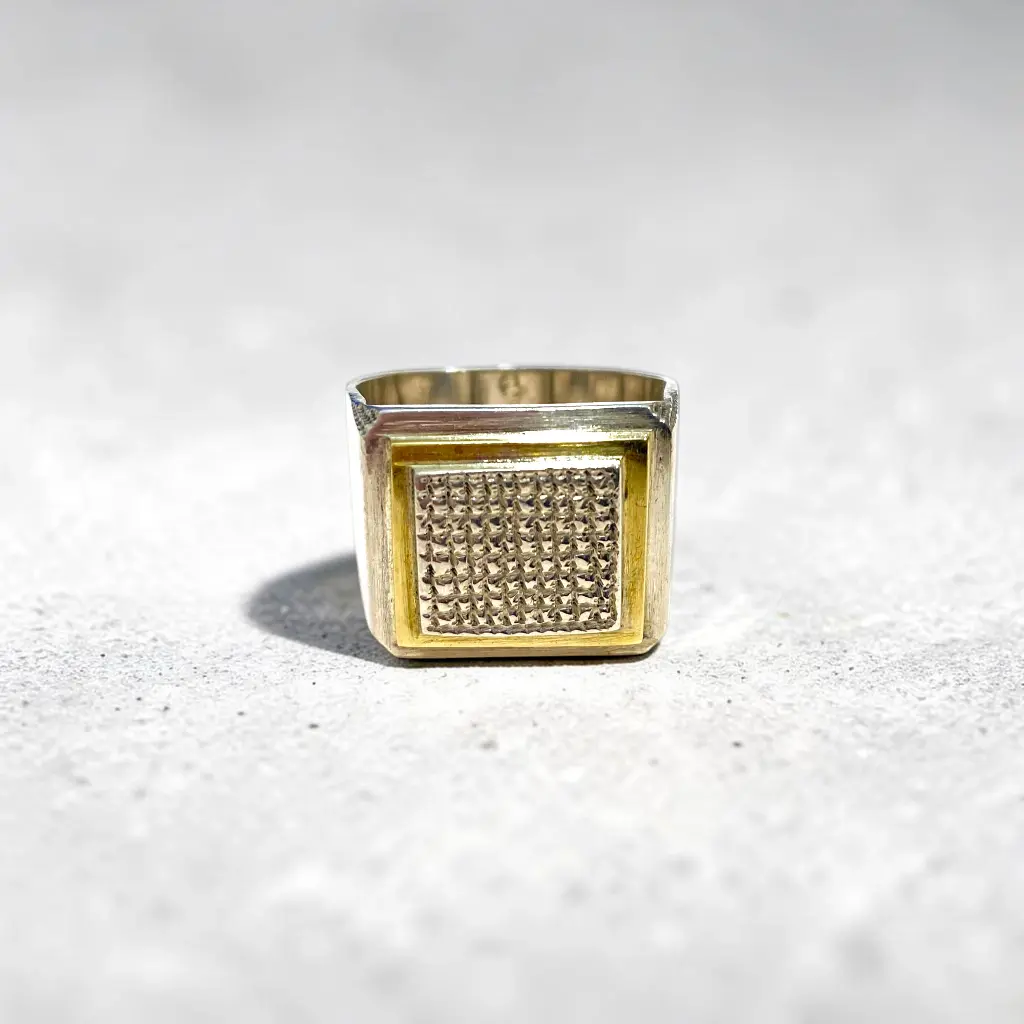 Bague – Argent 999 & bronze – Ombre Claire