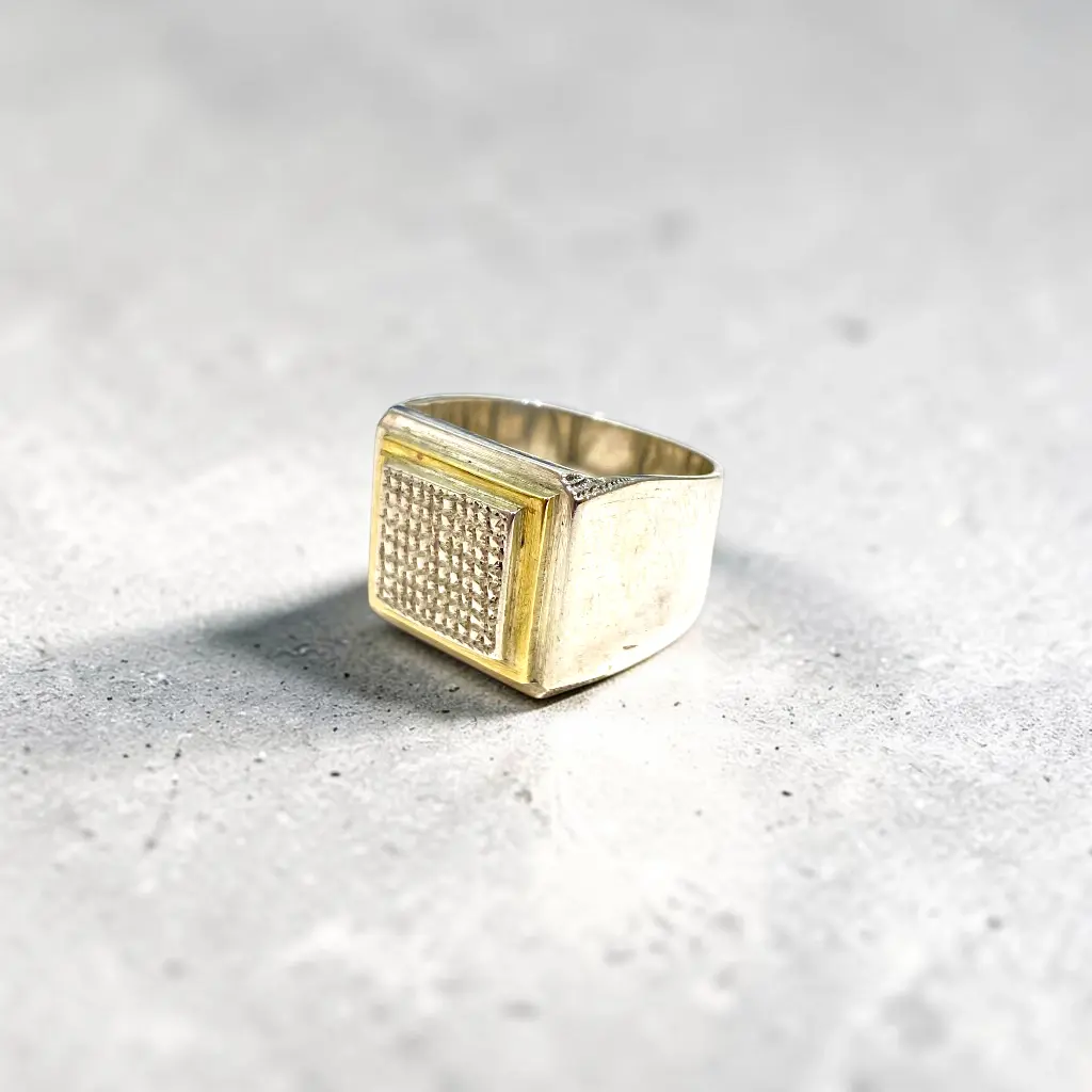 Bague – Argent 999 & bronze – Ombre Claire
