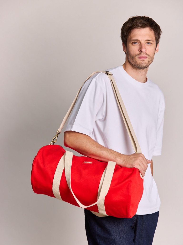 Sac de sport 'Simon' – Rouge carmin – Hindbag