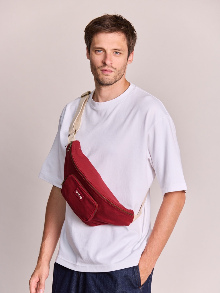 Sac banane XL 'Sofia' – Bordeaux – Hindbag