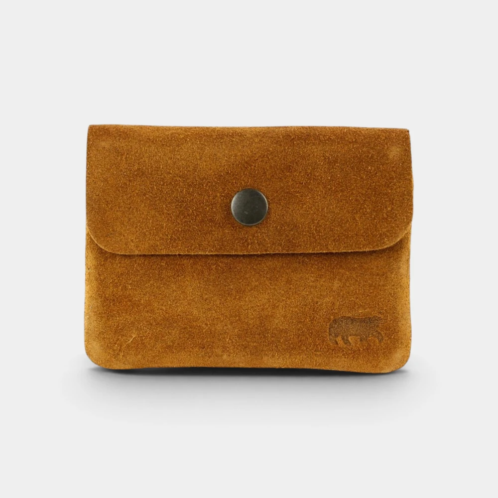 Porte-monnaie 'Pietje' – Cognac – Bear Design