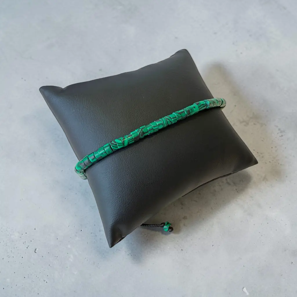 Bracelet – Perles heishi – Ajustable – D'Oz Homme