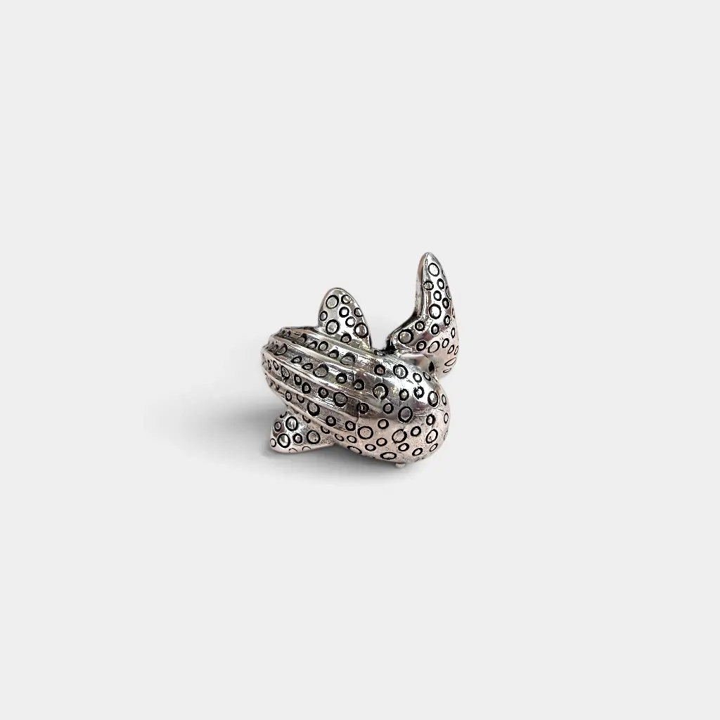 Bague 'Requin-baleine' – Argent 925 [3576]