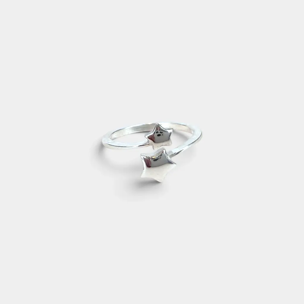 Bague 'Étoiles' – Argent 925 [3602]