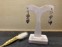 Boucles d'Oreilles Argent 925 & Amethyste [0076]