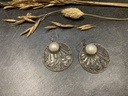 Boucle d'Oreille Argent 925 & Perle de culture [0113]
