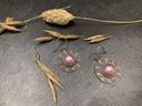 Boucle d'Oreille Argent 925 & Perle de culture [0114]