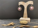Boucle d'Oreille Argent 925 & Perle de culture [0114]