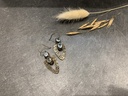 Boucle d'Oreille Argent 925 & Topaze [0132]