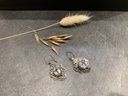 Boucle d'Oreille Argent 925 & Topaze [0147]
