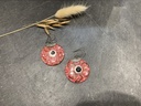 Boucle d'Oreille Argent 925 & Resine [0159]