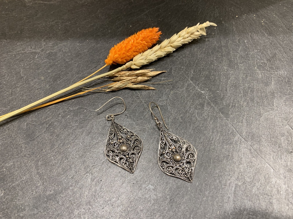 Boucle d'Oreille Argent 925  [0198]