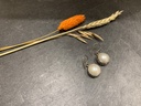 Boucle d'Oreille Argent 925 & Perle de culture [0200]