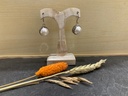 Boucle d'Oreille Argent 925 & Perle de culture [0200]
