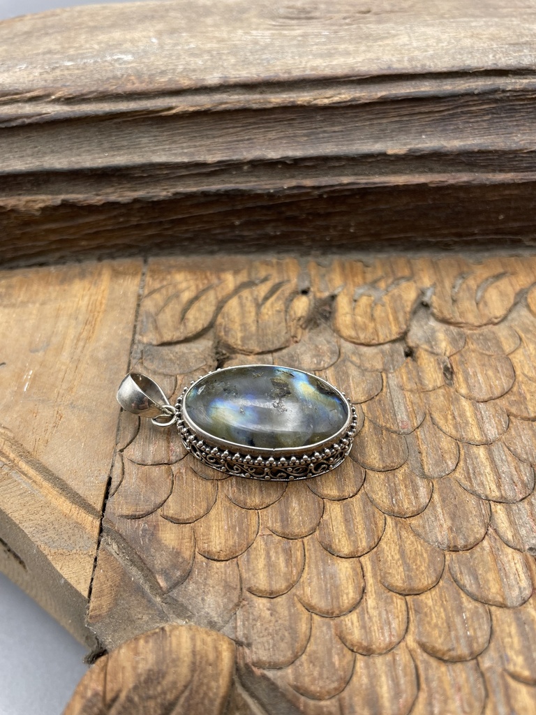 Pendentif Argent 925 & Labradorite [0088]