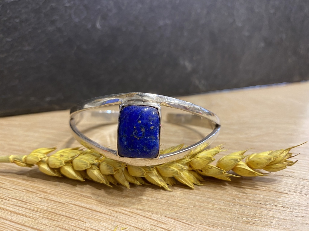 Bracelet Argent 925 & Lapis Lazuli [0054]