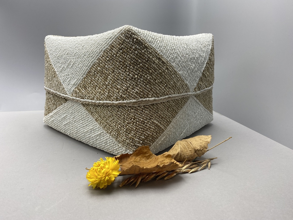 BOITE PERLEE Blanc, Sable (XL) [Boite à bijoux]