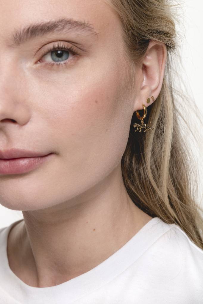 Petite Earrings Hexagon Gold [Boucles d'oreilles]