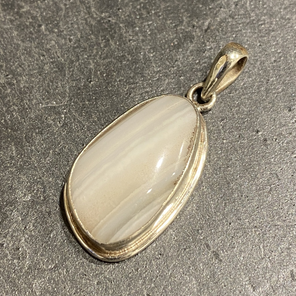 Pendentif Argent 925 & Agate [0298]