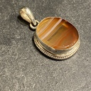 Pendentif Argent 925 & Agate [0307]