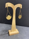Boucles D'Oreilles Totem Vert canard