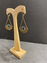 Boucles D'Oreilles Totem Vert canard