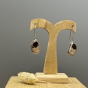 Boucles d'Oreilles Argent 925 & Agate [0337]