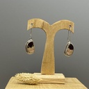 Boucles d'Oreilles Argent 925 & Agate [0337]