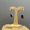 Boucles d'Oreilles Argent 925 & Agate [0339]