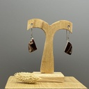 Boucles d'Oreilles Argent 925 & Agate [0339]