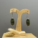 Boucles d'Oreilles Argent 925 & Jaspe [0341]