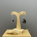 Boucles d'Oreilles Argent 925 & Agate [0343]
