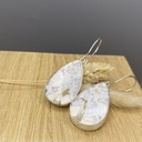 Boucles d'Oreilles Argent 925 & Agate [0354]