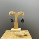 Boucles d'Oreilles Argent 925 & Agate [0355]