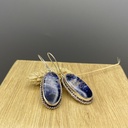 Boucles d'Oreilles Argent 925 & Agate [0357]