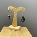 Boucles d'Oreilles Argent 925 & Agate [0359]