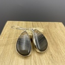 Boucles d'Oreilles Argent 925 & Jaspe [0367]