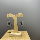 Boucles d'Oreilles Argent 925 & Agate [0368]