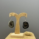 Boucles d'Oreilles Argent 925 & Jaspe [0373]