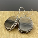 Boucles d'Oreilles Argent 925 & Jaspe [0373]