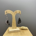 Boucles d'Oreilles Argent 925 & Jaspe [0382]