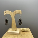Boucles d'Oreilles Argent 925 & Agate [0383]